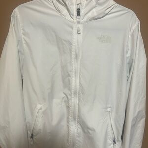 The North Face White Hooded Jacket